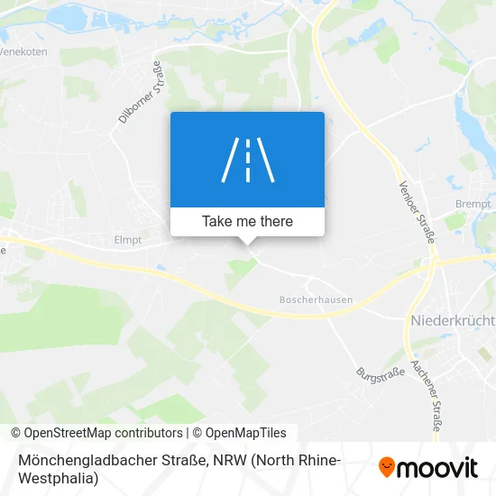 Mönchengladbacher Straße map