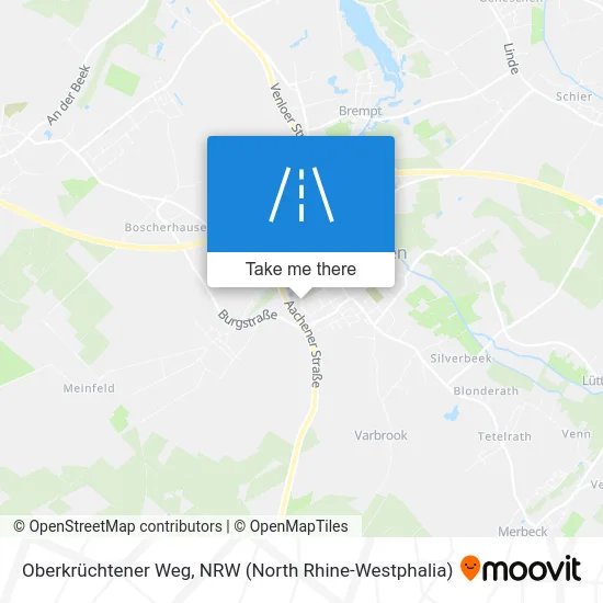 Карта Oberkrüchtener Weg