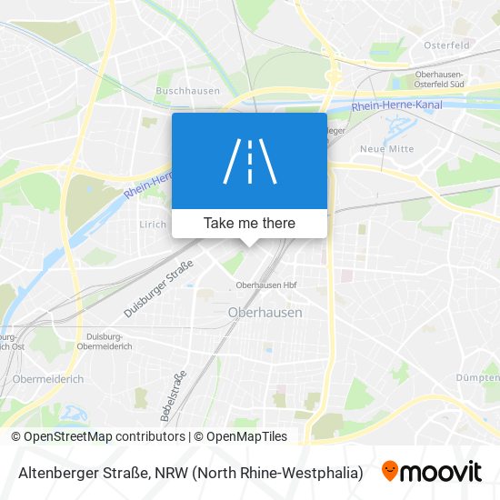 Altenberger Straße map