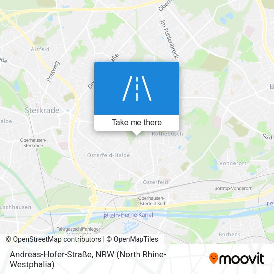 Andreas-Hofer-Straße map