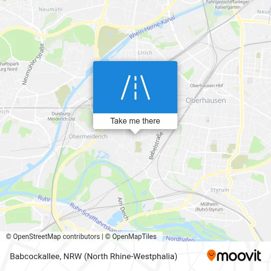 Babcockallee map