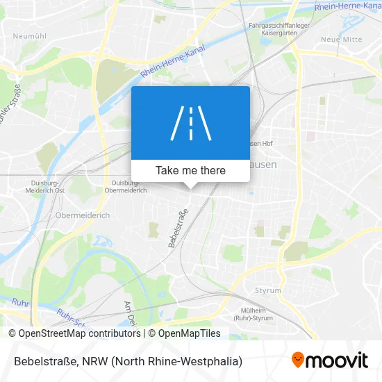 Bebelstraße map