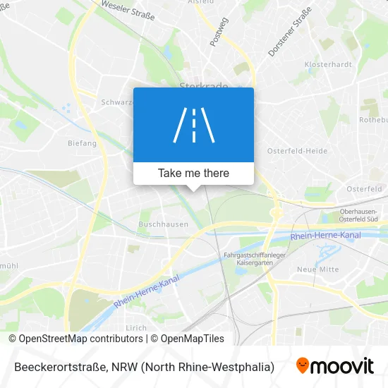 Карта Beeckerortstraße
