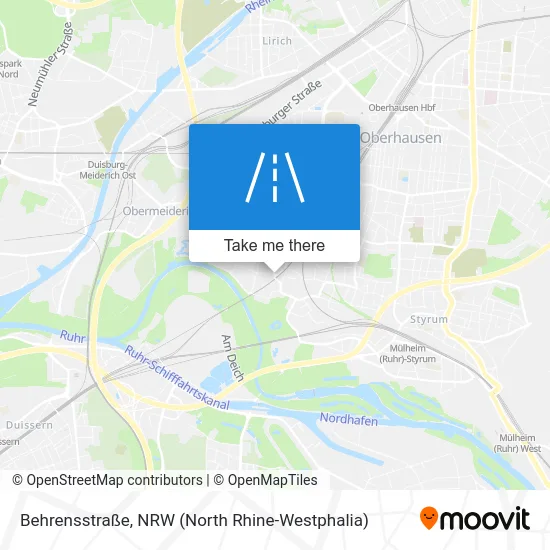 Карта Behrensstraße