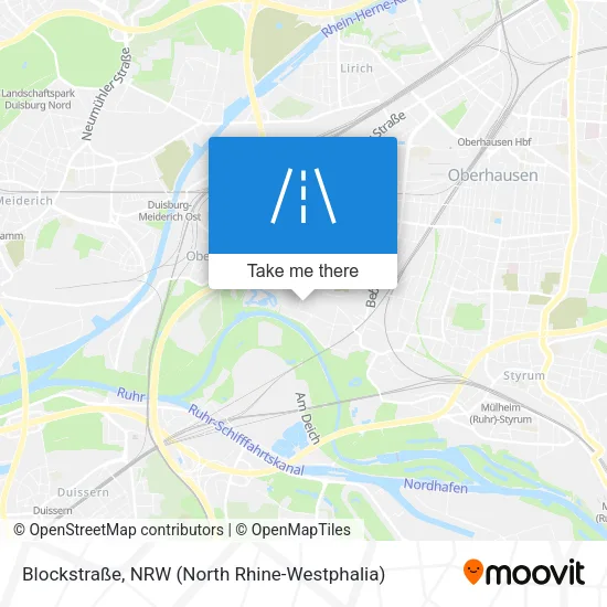 Карта Blockstraße