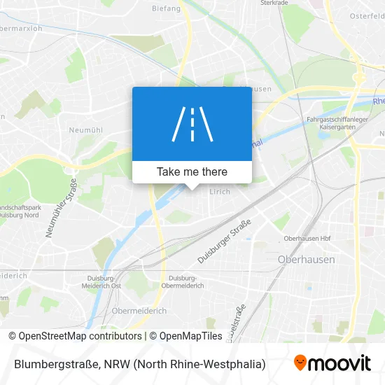 Blumbergstraße map