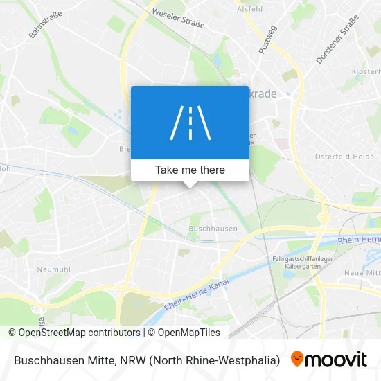 Карта Buschhausen Mitte