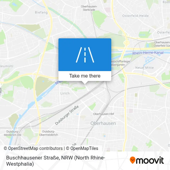 Buschhausener Straße map