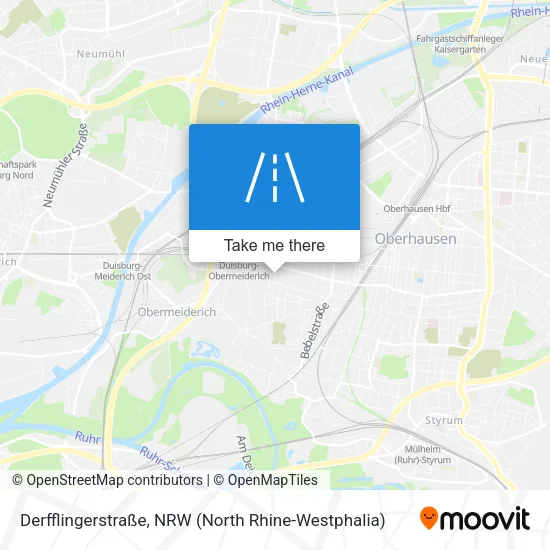 Карта Derfflingerstraße
