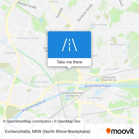 Карта Eichenstraße