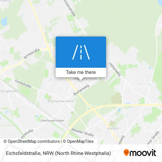 Карта Eichsfeldstraße