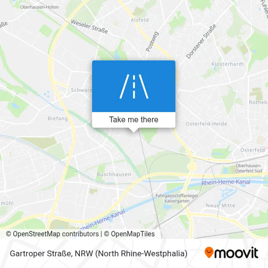 Gartroper Straße map