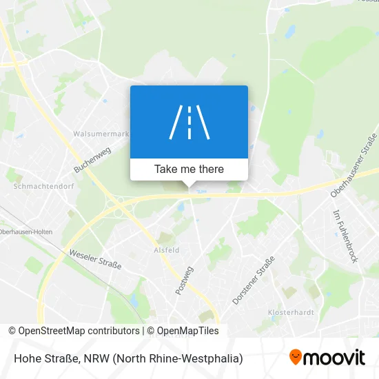 Карта Hohe Straße