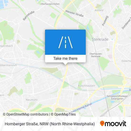 Homberger Straße map