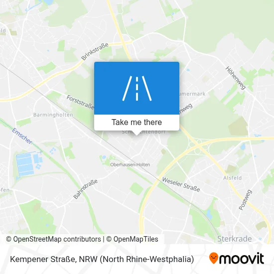 Kempener Straße map