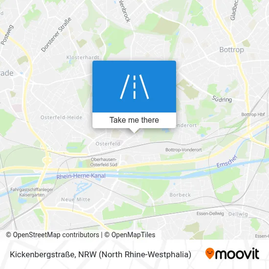 Kickenbergstraße map