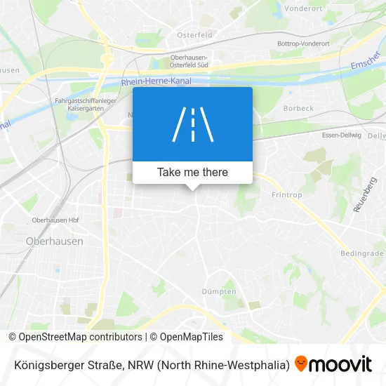 Карта Königsberger Straße