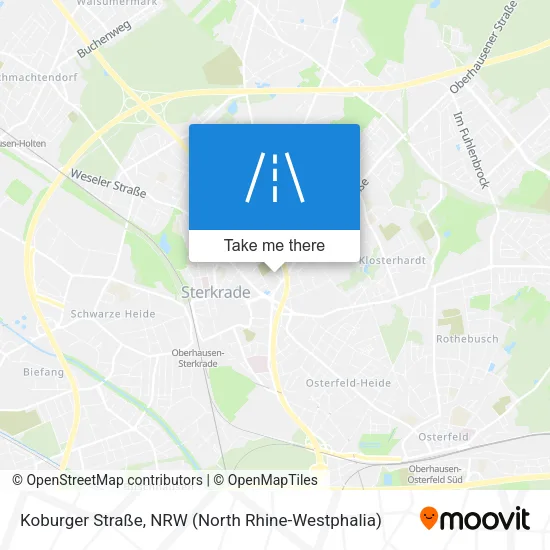 Карта Koburger Straße