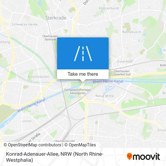 Konrad-Adenauer-Allee map