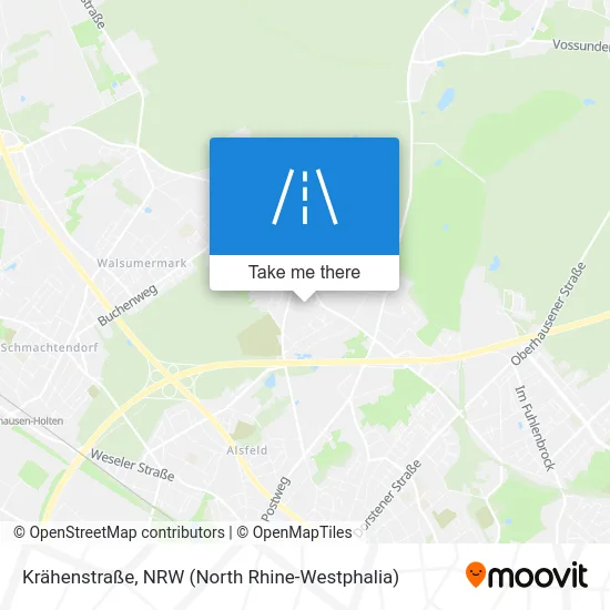 Карта Krähenstraße
