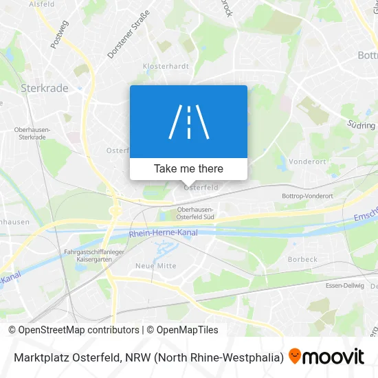 Marktplatz Osterfeld map