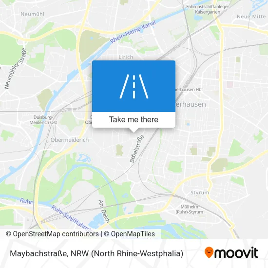 Карта Maybachstraße