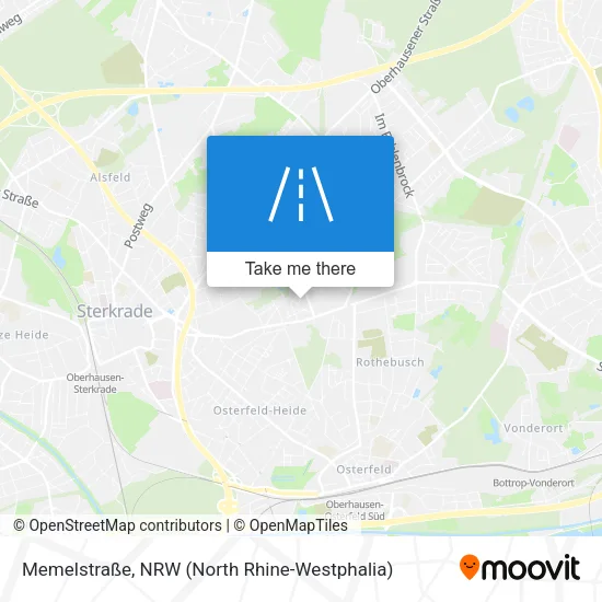 Memelstraße map