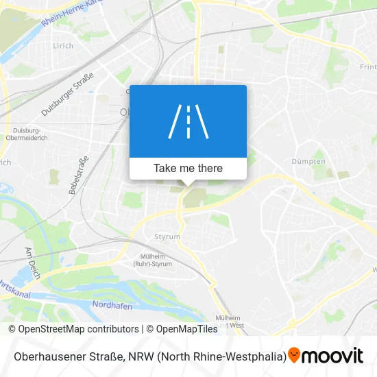 Карта Oberhausener Straße