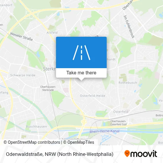 Odenwaldstraße map