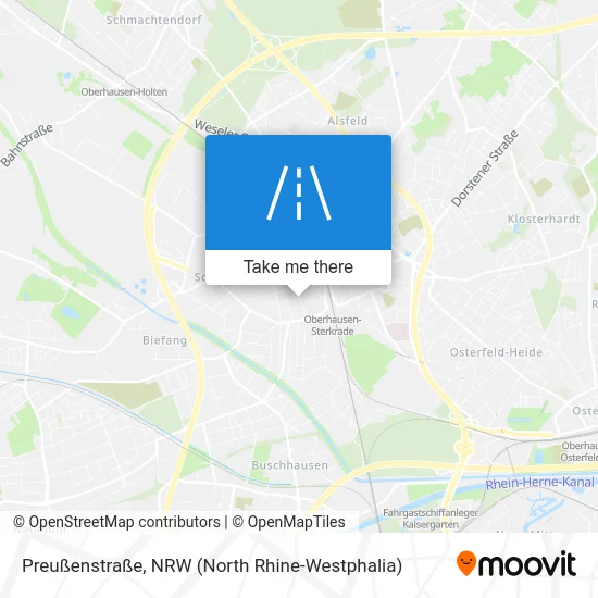 Карта Preußenstraße