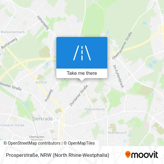 Карта Prosperstraße