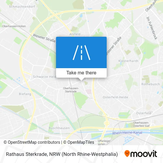 Rathaus Sterkrade map