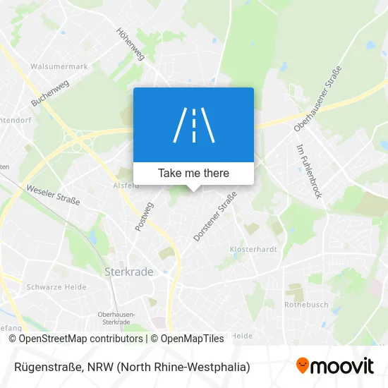 Карта Rügenstraße