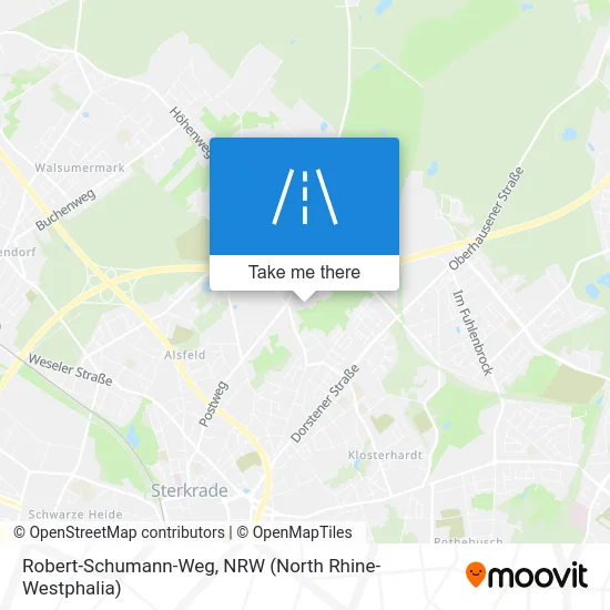 Robert-Schumann-Weg map
