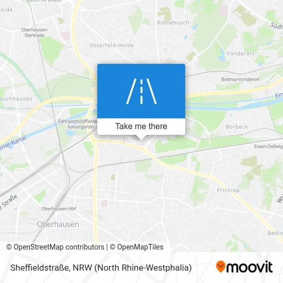 Sheffieldstraße map