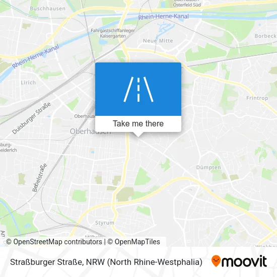 Карта Straßburger Straße