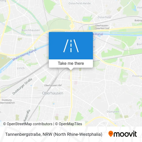 Tannenbergstraße map