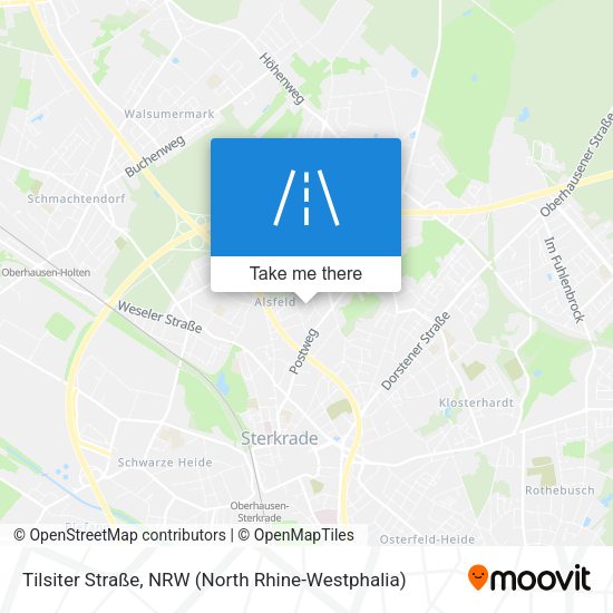 Tilsiter Straße map