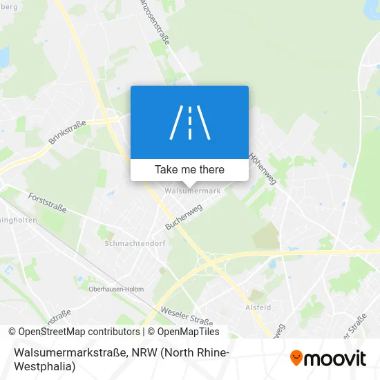 Карта Walsumermarkstraße