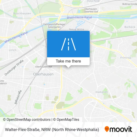 Карта Walter-Flex-Straße