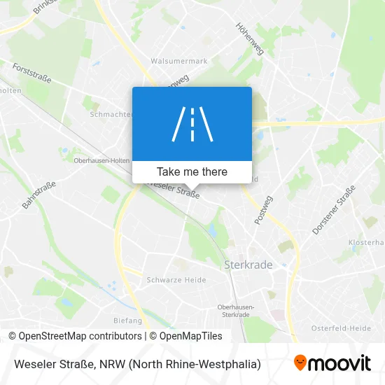 Weseler Straße map