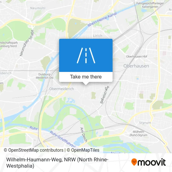 Wilhelm-Haumann-Weg map
