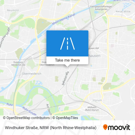 Windhuker Straße map