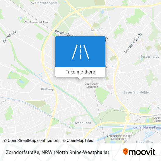 Zorndorfstraße map