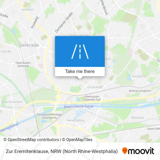 Zur Eremitenklause map