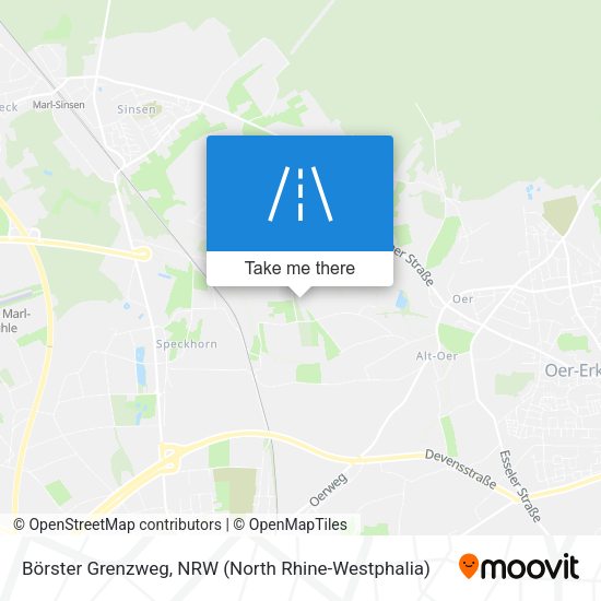 Börster Grenzweg map
