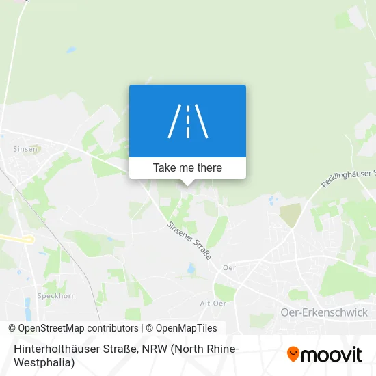 Карта Hinterholthäuser Straße