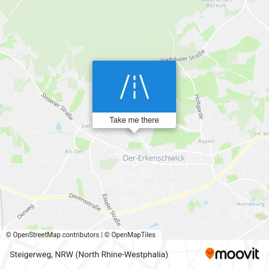 Steigerweg map