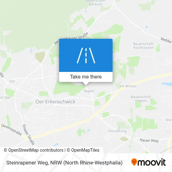 Steinrapener Weg map