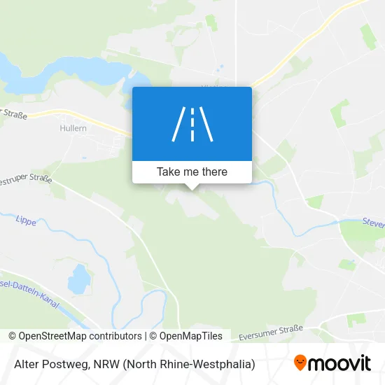 Карта Alter Postweg